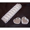Heart Shape Plastic Beads Storage Container LS-C022Y-1