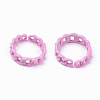 Spray Painted Alloy Cuff Rings X-RJEW-T011-32B-RS-2