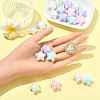 20Pcs UV Plating Acrylic Beads MACR-YW0004-23-5