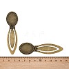 Vintage Tibetan Style Alloy Bookmarks Cabochon Settings TIBE-Q032-27AB-NR-5