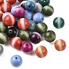 Opaque Acrylic Beads OACR-Z036-03B-1