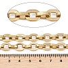 201 Stainless Steel Oval Link Chains CHS-F024-07G-2