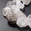 Rough Raw Natural Quartz Beads Strands G-G010-19-01-3