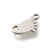 201 Stainless Steel Charms STAS-R132-12P-2