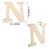 Unfinished Wood Shape WOOD-CN0001-010N-2