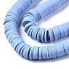 Flat Round Handmade Polymer Clay Beads CLAY-R067-10mm-32-3