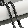 Natural Larvikite Beads Strands G-E571-A09-02-2