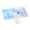 DIY Round Glass & CCB Plastic Beads Bracelets Making Kits DIY-FS0007-56A-6