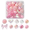 40Pcs 10 Styles Acrylic Beads MACR-FS0001-67-4