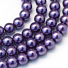 Baking Paint Glass Pearl Bead Strands HY-Q003-3mm-59-1
