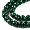 Synthetic Malachite Beads Strands G-T138-141-3