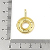 Brass Micro Pave Cubic Zirconia Pendants KK-E111-12G-3