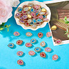 90Pcs 6 Colors Alloy Glass Cabochons FIND-TA0007-91-5