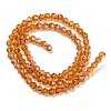 Transparent Electroplate Glass Beads Strands EGLA-A039-T2mm-A28-2
