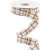 Cloth Plaid Ribbon OCOR-WH20071-001B-1