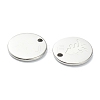 Non-Tarnish 304 Stainless Steel Charms STAS-P280-13P-2