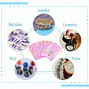 Flower Thank You Polyester Satin Storage Drawstring Bags ABAG-TAC0005-09A-8
