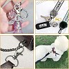 30Pcs 3 Colors Zinc Alloy Swivel D Rings Lobster Claw Clasps FIND-YW0008-62-6