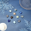 16 Pcs 8 Colors Handmade Porcelain Beads PORC-SC0001-03-4