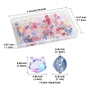 120Pcs 11 Colors Transparent Spray Paint Glass Beads GLAA-FS0002-12A-4