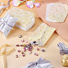 30 Sets 2 Colors Hot Stamping Pillow Cardboard Paper Printed Candy Boxes CON-TA0001-29-6