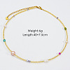 Handmade Natural Pearl & Dyed Jade & Glass Beaded Necklace JR6200-2-1