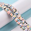 Handmade Polyester Clay Beads Strand X-CLAY-P001-01A-2