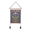 Bohemia Style Cloth Wall Hanging Tapestry HJEW-E003-01O-1