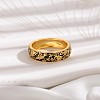 Brass Micro Pave Cubic Zirconia Finger Rings FS-WGFDCA6-07-2