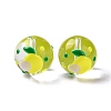 Transparent Glass Beads LAMP-B021-03B-16-2