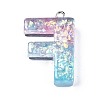 Transparent Epoxy Resin Pendants LS-CRES-S364-002F-2