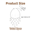 Alloy Crystal Rhinestone Multilayered Flower Tassel Shoulder Bra Body Chains AJEW-WH0752-575P-2