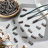 60Pcs Zinc Alloy Cord End FIND-NB0005-77-4
