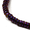 Electroplated Synthetic Non-magnetic Hematite Beads Strands G-L613-G01-01D-2