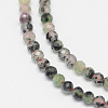 Natural Ruby in Zoisite Bead Strands G-G936-2mm-24-2