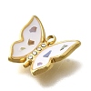 304 Stainless Steel Enamel Charms STAS-Q347-10D-G-3