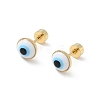 304 Stainless Steel Evil Eye Earlobe Plugs EJEW-H105-12-6