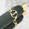 Brass Open Cuff Rings for Women RJEW-K289-01G-J-1