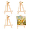Foldable Wood Triangle Easel WOOD-WH0034-52A-1