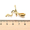 Brass Micro Pave Cubic Zirconia Cuff Rings RJEW-D308-03G-B-5
