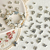 100Pcs 10 Styles Tibetan Style Alloy Beads FIND-AR0004-16-5