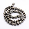 Natural Dalmatian Jasper Round Bead Strands G-J303-19-4mm-2