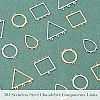 32Pcs 8 Style 304 Stainless Steel Chandelier Components Links STAS-UN0022-94-4
