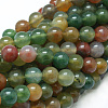 Natural Indian Agate Bead Strands G-J358-02-8mm-1