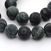 Frosted Natural Kambaba Jasper Beads Strands X-G-M272-13-6mm-1