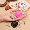DIY West Cowboy Theme Iron Keychain Making Kit DIY-TA0009-40-5