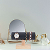 T-Shaped Bar PU Leather Bracelet Display Stands with Wooden Base AJEW-WH0471-127A-7