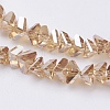 Electroplate Glass Beads Strands EGLA-J145-4mm-PL04-3