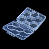 Transparent Plastic Bead Containers CON-YW0001-55-4