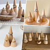 12Pcs 3 Styles Wooden Ring Displays RDIS-SC0001-04-7